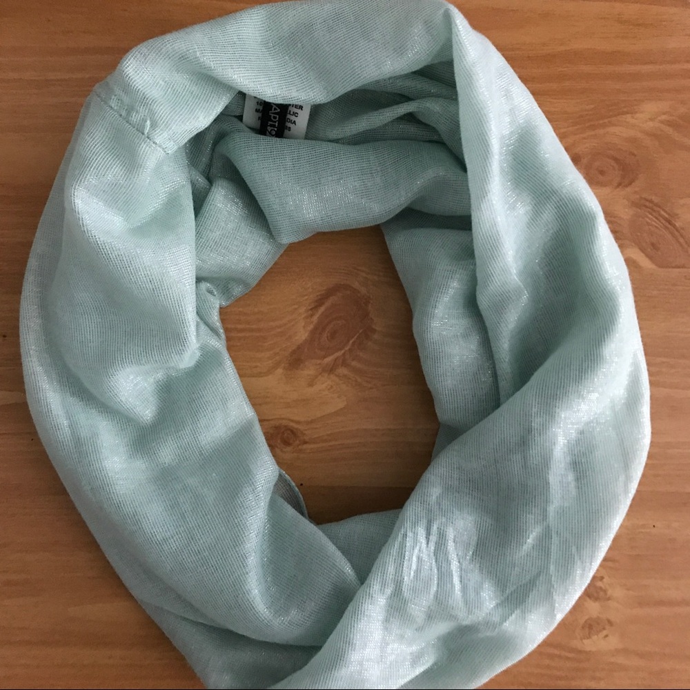 Mint Green Infinity Scarf